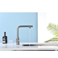 Смеситель Paulmark Urban Ur213104-BS для кухонной мойки, с подключением к фильтру, брашированная сталь