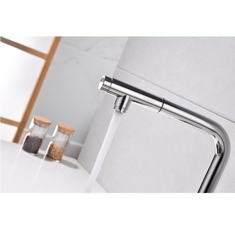 Смеситель Paulmark Urban Ur213104-CR для кухонной мойки, с подключением к фильтру, цвет хром