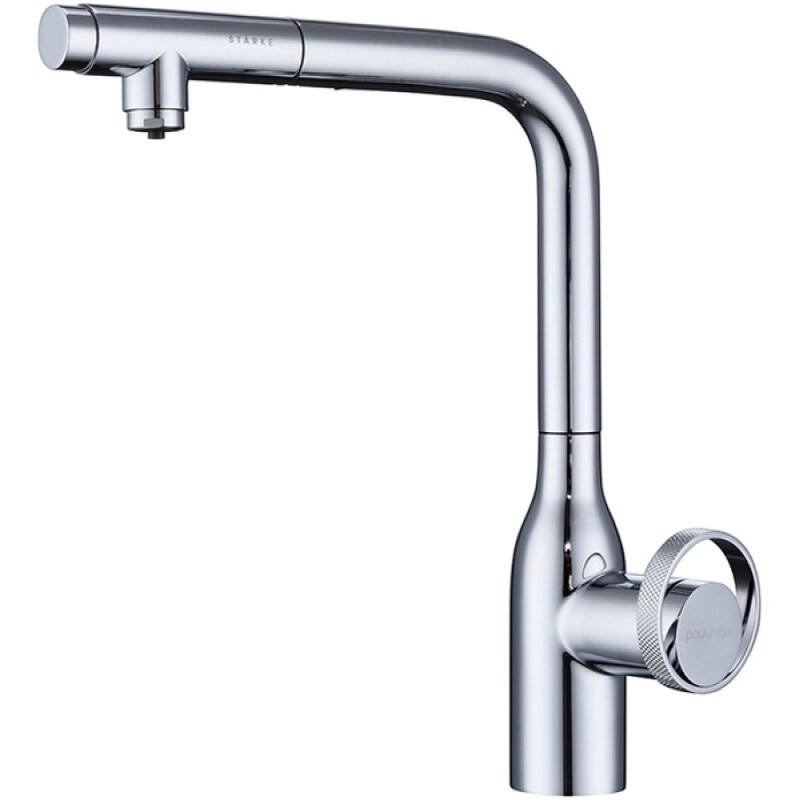 Смеситель Paulmark Urban Ur213104-CR для кухонной мойки, с подключением к фильтру, цвет хром