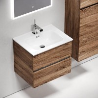 Тумба под раковину Sancos Urban UR60ECH, 60 см, подвесная, цвет дуб чарльстон