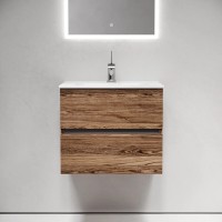 Тумба под раковину Sancos Urban UR60ECH, 60 см, подвесная, цвет дуб чарльстон