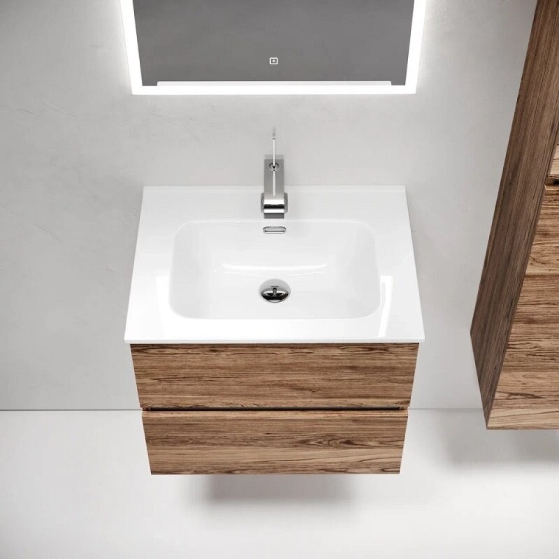Тумба под раковину Sancos Urban UR60ECH, 60 см, подвесная, цвет дуб чарльстон