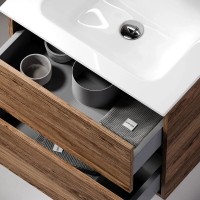 Тумба под раковину Sancos Urban UR60ECH, 60 см, подвесная, цвет дуб чарльстон