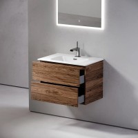 Тумба под раковину Sancos Urban UR60ECH, 60 см, подвесная, цвет дуб чарльстон