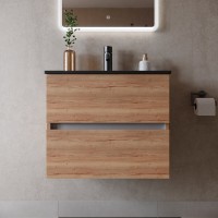 Тумба под раковину Sancos Urban 60, подвесная, дуб галифакс натуральный, UR60EG