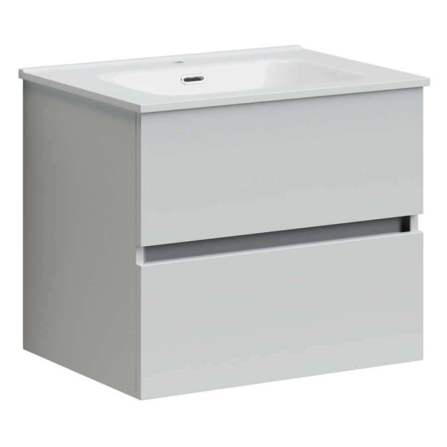 Тумба под раковину Sancos Urban UR60W 60, подвесная, белый глянец