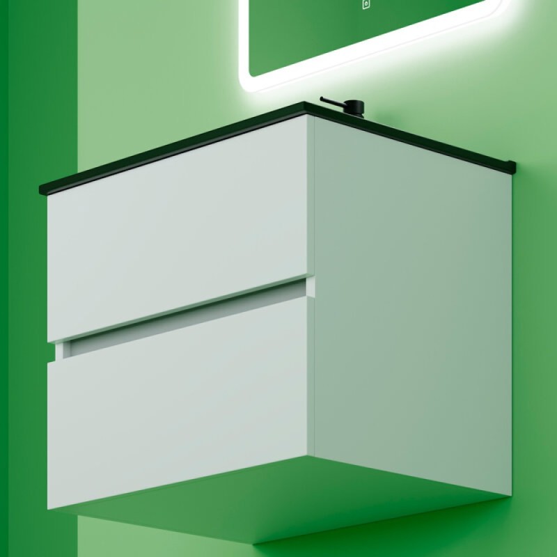 Тумба под раковину Sancos Urban UR60W 60, подвесная, белый глянец