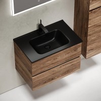 Тумба под раковину Sancos Urban UR70ECH, 70 см, подвесная, цвет дуб чарльстон