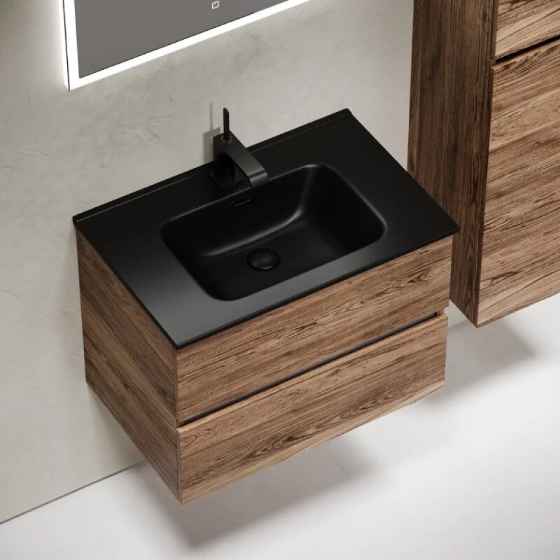 Тумба под раковину Sancos Urban UR70ECH, 70 см, подвесная, цвет дуб чарльстон