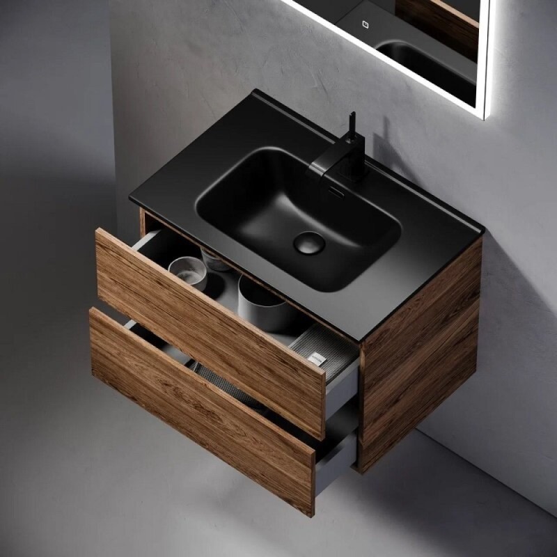 Тумба под раковину Sancos Urban UR70ECH, 70 см, подвесная, цвет дуб чарльстон