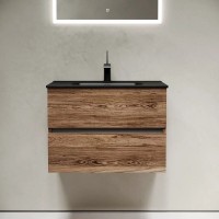 Тумба под раковину Sancos Urban UR70ECH, 70 см, подвесная, цвет дуб чарльстон