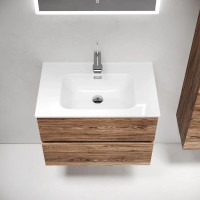 Тумба под раковину Sancos Urban UR70ECH, 70 см, подвесная, цвет дуб чарльстон