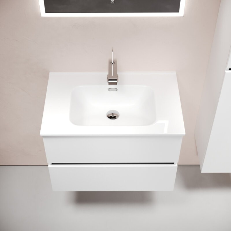 Тумба под раковину Sancos Urban UR70W, 70 см, подвесная, цвет белый