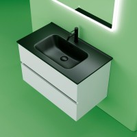 Тумба под раковину Sancos Urban UR80W 80, подвесная, белый глянец