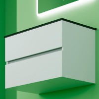 Тумба под раковину Sancos Urban UR80W 80, подвесная, белый глянец