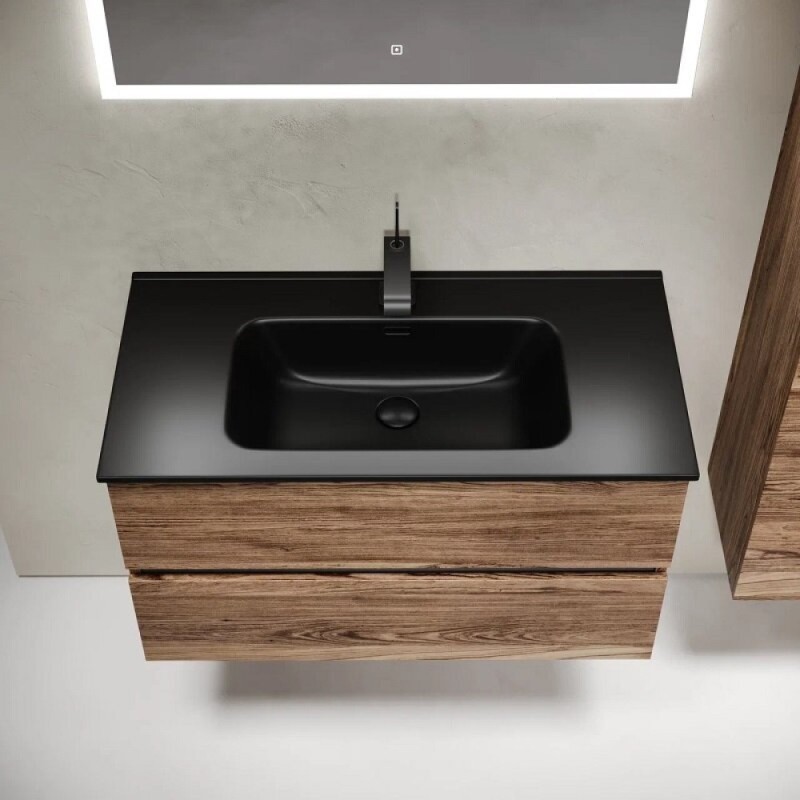 Тумба под раковину Sancos Urban UR90ECH, 90 см, подвесная, цвет дуб чарльстон