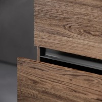 Тумба под раковину Sancos Urban UR90ECH, 90 см, подвесная, цвет дуб чарльстон