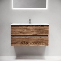 Тумба под раковину Sancos Urban UR90ECH, 90 см, подвесная, цвет дуб чарльстон