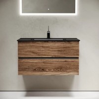 Тумба под раковину Sancos Urban UR90ECH, 90 см, подвесная, цвет дуб чарльстон