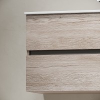 Тумба под раковину Sancos Urban 90, подвесная, дуб галифакс натуральный, UR90EG