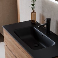 Тумба под раковину Sancos Urban 90, подвесная, дуб галифакс натуральный, UR90EG