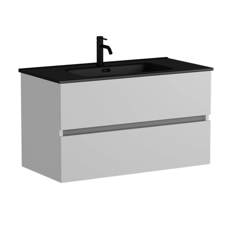 Тумба под раковину Sancos Urban UR90W 90, подвесная, белый глянец