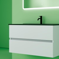 Тумба под раковину Sancos Urban UR90W 90, подвесная, белый глянец