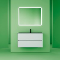 Тумба под раковину Sancos Urban UR90W 90, подвесная, белый глянец