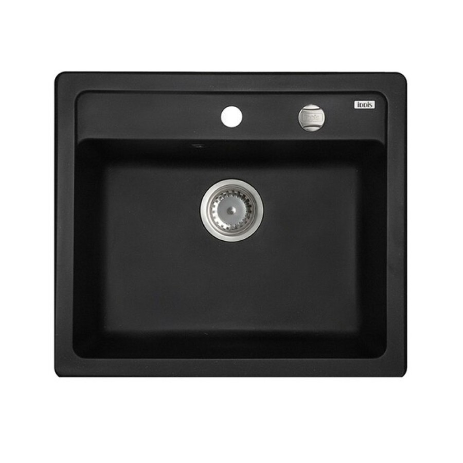 Кухонная мойка Iddis Vane G V01B571i87 57 x 50 x 22.7 см, Granucryl, 1 чаша, черный