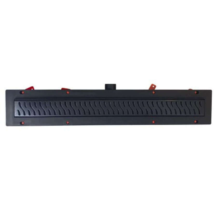 Дренажный канал Veconi MCH Harmony Black, 65 см, с решёткой из нержавеющей стали, V650HB