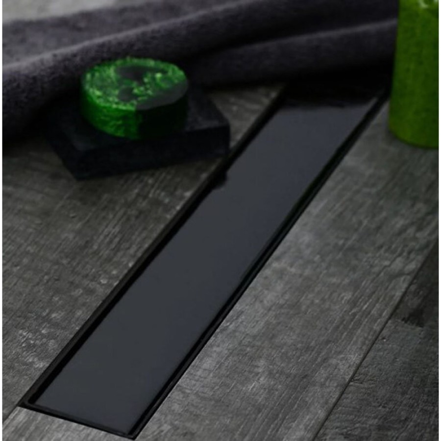 Дренажный канал Veconi MCH Klasik/Floor Black, 65 см, с решёткой из нержавеющей стали, V650KB