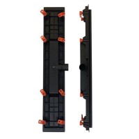 Дренажный канал Veconi MCH Harmony Black, 75 см, с решёткой из нержавеющей стали, V750HB