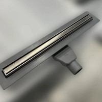 Дренажный канал Veconi Slim Line V800SL, 80 см, цвет хром матовый