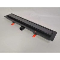 Дренажный канал Veconi MCH Klasik/Floor Black, 85 см, с решёткой из нержавеющей стали, V850KB