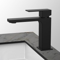 Смеситель Vincea Cube VBF-1C01MB для раковины, цвет черный