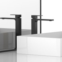 Смеситель Vincea Cube VBF-1C02MB для раковины, цвет черный