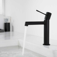 Смеситель Vincea Desire VBF-1D1MB для раковины, черный матовый