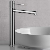 Смеситель Vincea Desire VBF-1D2CH для накладной раковины, высокий, хром