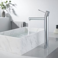Смеситель Vincea Desire VBF-1D2CH для накладной раковины, высокий, хром