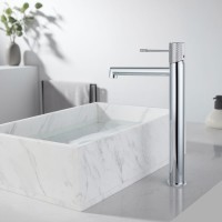 Смеситель Vincea Desire VBF-1D2CH для накладной раковины, высокий, хром