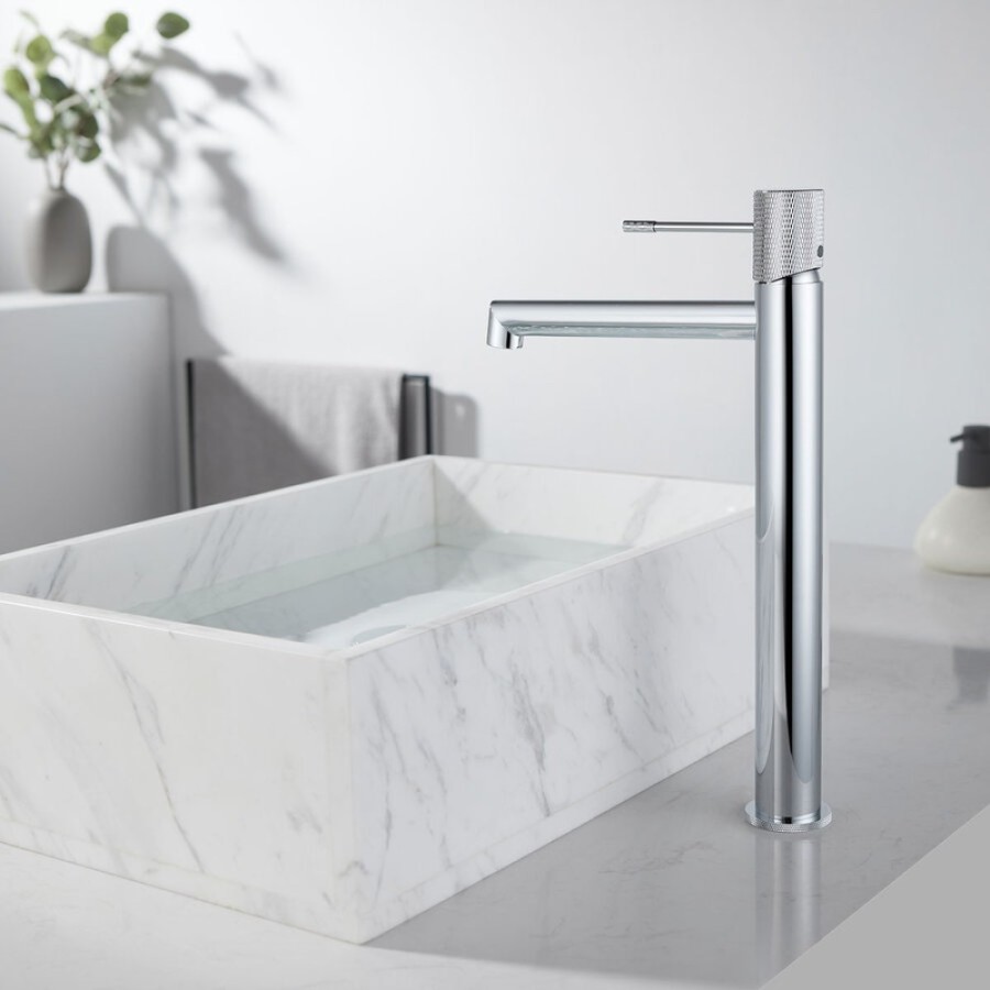 Смеситель Vincea Desire VBF-1D2CH для накладной раковины, высокий, хром