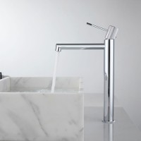 Смеситель Vincea Desire VBF-1D2CH для накладной раковины, высокий, хром