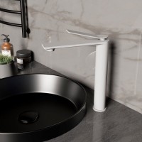 Смеситель Vincea Verse VBF-2VE2MW, для раковины, белый матовый