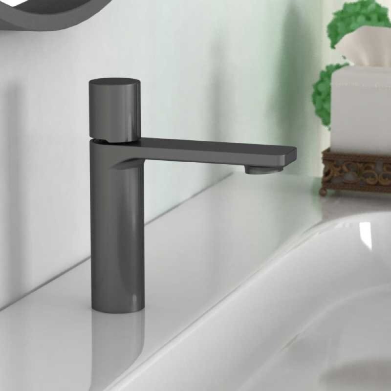 Смеситель для раковины Vincea Vogue VBF-4V3GM, воронёная сталь, gunmetal