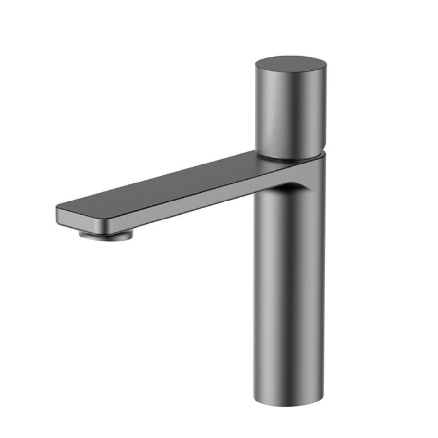 Смеситель для раковины Vincea Vogue VBF-4V3GM, воронёная сталь, gunmetal