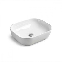 Раковина Vincea, 50 х 40 см, накладная, цвет белый, VBS-101
