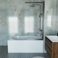 Ванна акриловая Vincea VBT-2A150-LG, 150 x 75 см, с ножками, белая