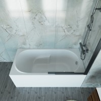 Ванна акриловая Vincea VBT-2A150-LG, 150 x 75 см, с ножками, белая