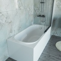 Ванна акриловая Vincea VBT-2A150-LG, 150 x 75 см, с ножками, белая