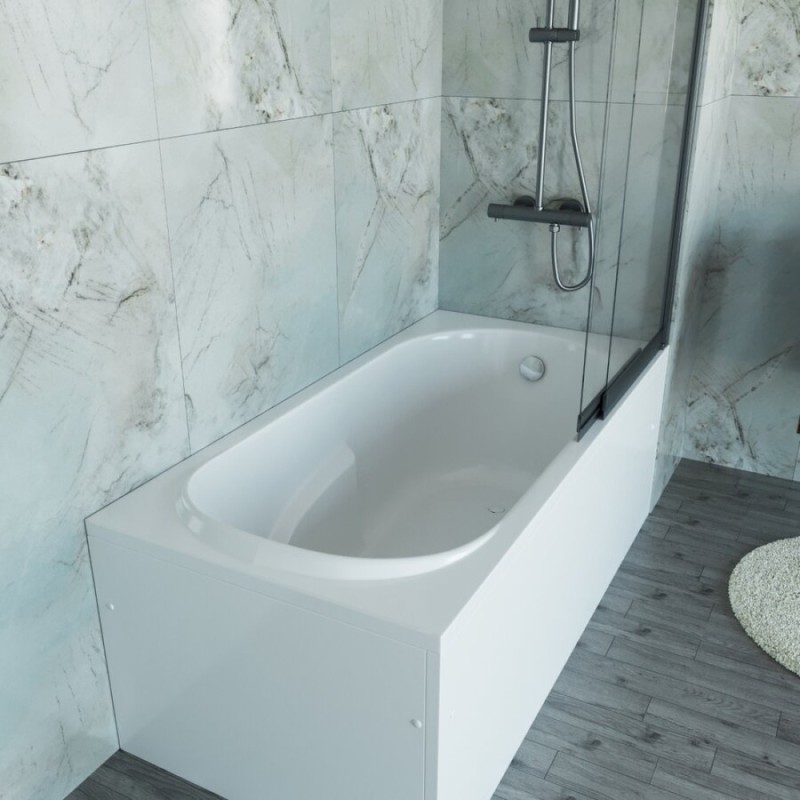 Ванна акриловая Vincea VBT-2A150-LG, 150 x 75 см, с ножками, белая